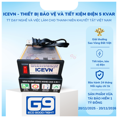 ICEVN - THIẾT BỊ BẢO VỆ VÀ TIẾT KIỆM ĐIỆN 5 KVAR