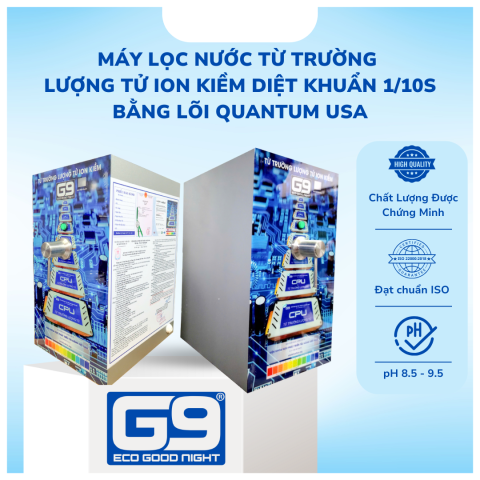 MÁY LỌC NƯỚC TỪ TRƯỜNG LƯỢNG TỬ ION KIỀM ECO G9